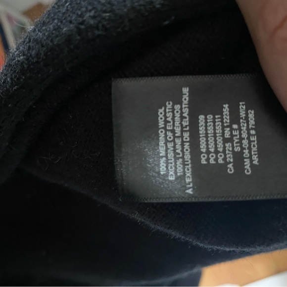 Black Wilfred Long Cardigan 100% merino wool - Picture 2 of 3